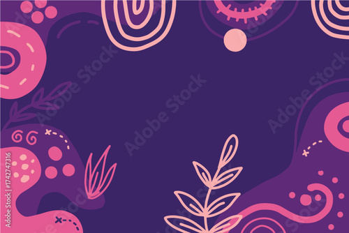 abstract purple and pink decorative background