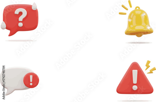 Communication bubble with unread notification indicating new message or social media update illustration design
