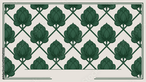 Elegant artichoke pattern repeats for stunning wallpaper, wrapping paper, or fabric designs, adding vintage botanical charm to any project beautifully
