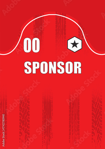 Sublimation jersey and background design