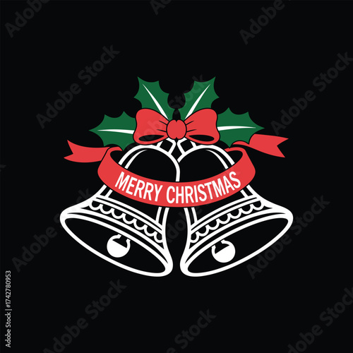 Creative Christmas Bell Holiday Decoration Festive Winter Illustration