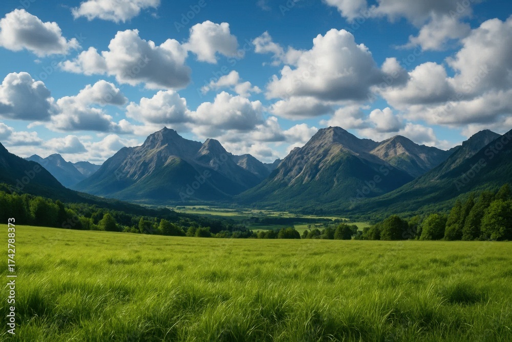 Fototapeta premium Nature's Serene Canvas