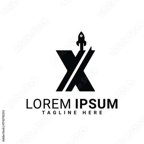 20.eps x . text vector logo design 