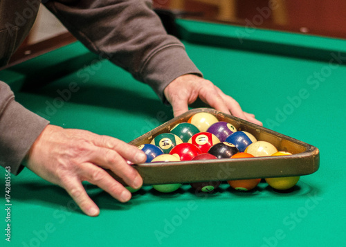 Pool Game - Ball in the Corner Pocket