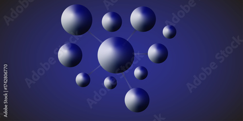 Abstract molecule atom network connection isolated on white background. Molecules and atoms on a large scale on green background. Modern Drugs Medical and Pharmaceutical Icons for Science, Healthcare