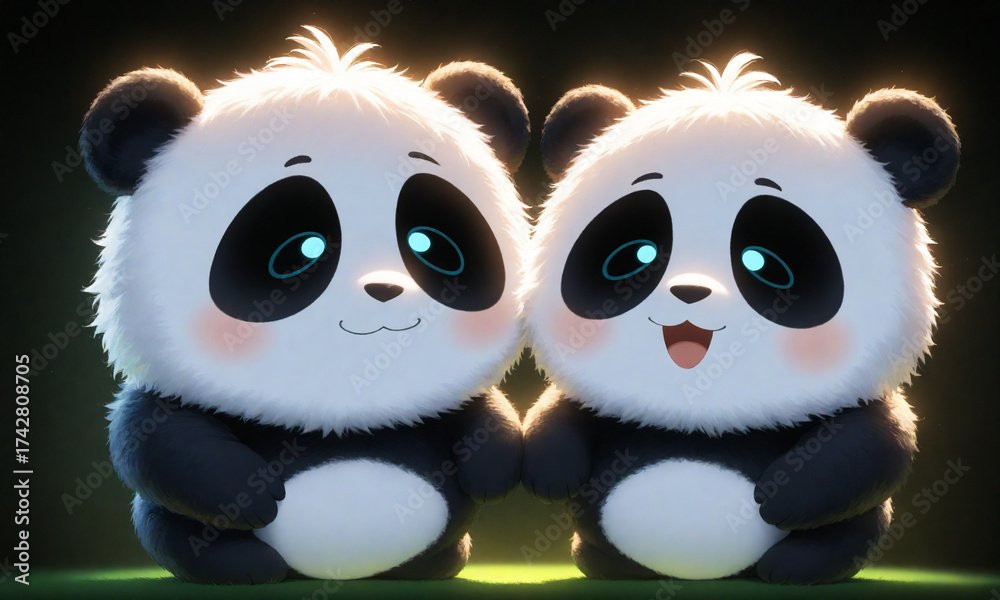 Obraz premium cute-panda