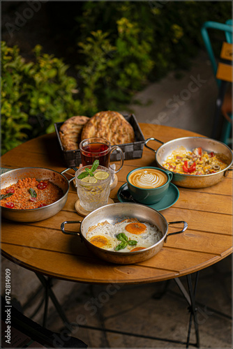 breakfast in the garden