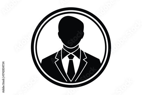 freelancer profile vector icon silhouette
