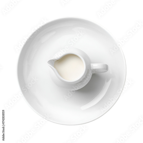 cup of coffee on white background