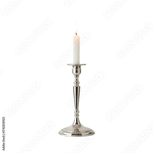 candlestick isolated on white background