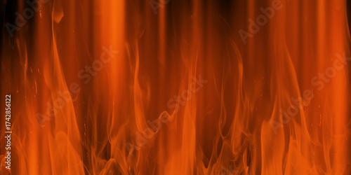 Φωτογραφία abstract  orange background with flames