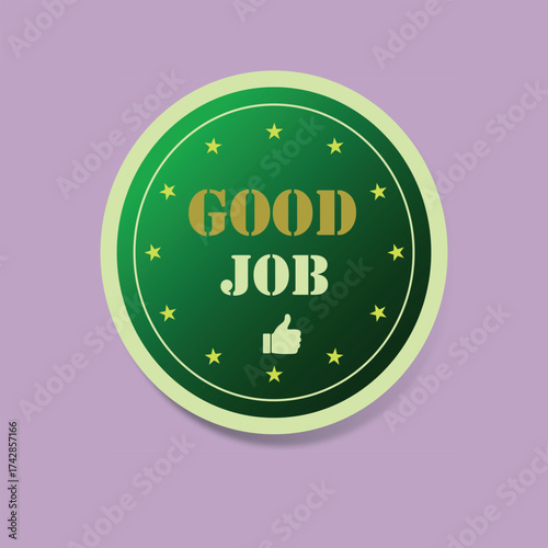 Good Job Motivational Sticker