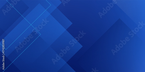 Abstract blue background. Geometric triangle background. Modern Trendy design in vector EPS 10