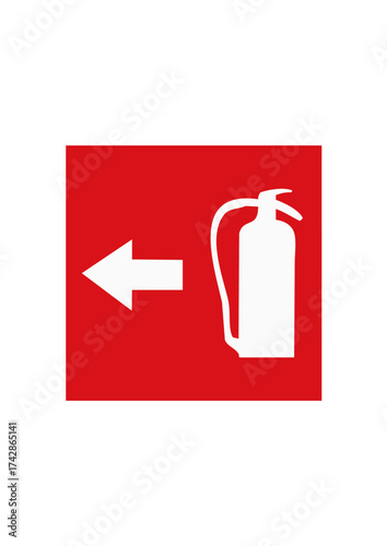 Cartel de extinción de incendios