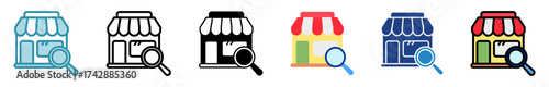 Analysis Mini Illustration Icon Relate To Capital Market, Market Research. Use For Modern Concept, Ui, Ux Web And App Development.