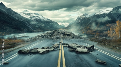 road in the mountains