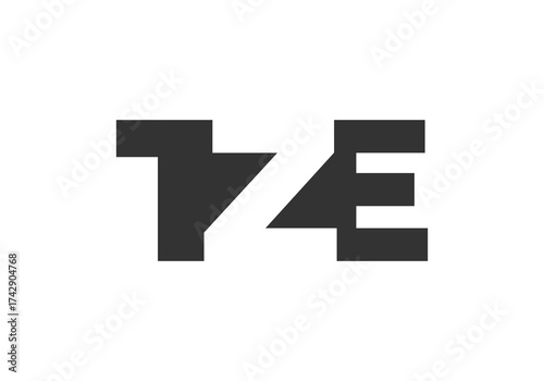 TZE logo design. Initial letter T Z E bold font style for tech startups, consulting, corporate branding. Creative company name, headlines typography identity, trendy logotype.