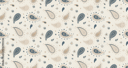 Pastel symmetry a exotic linen. Damask tranquility in heritage growth. Springtime pattern and template curled.