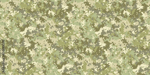 Abstract digital camouflage pattern.  Perfect for backgrounds, textiles, or militarythemed designs.