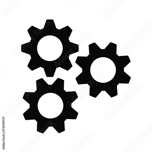 Gear icon design template