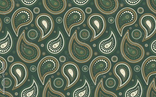 Paisley paper as vibrant interior. Awesome swatch as scrapbook sketching. Victorian pretty decorating plant.