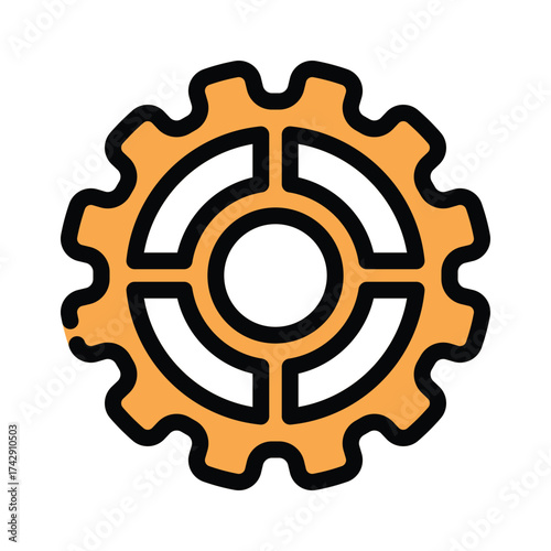 Gear icon design template