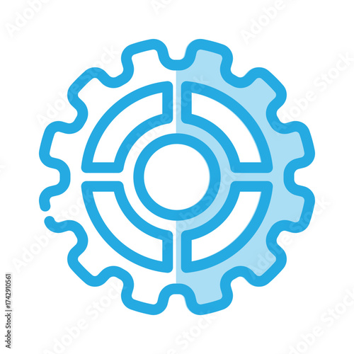 Gear icon design template