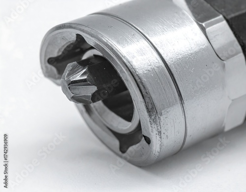 Close-up metal tool component