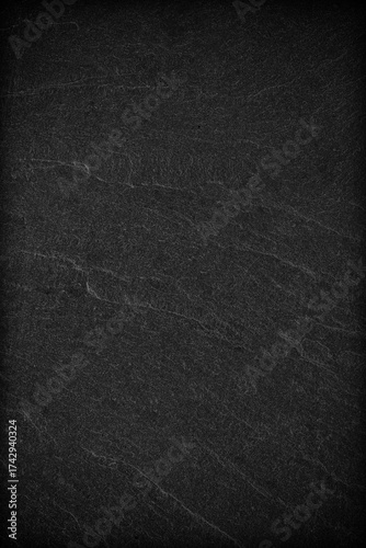 Dark grey black slate background or texture.