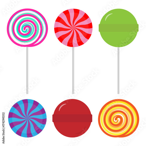 illustrations of different lollipop models