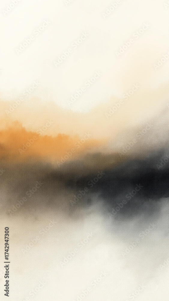 Obraz premium fog in the mountains