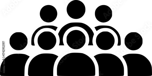 audience flat vector
