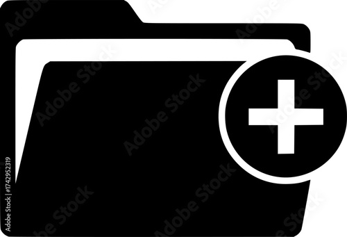add folder vector flat icon
