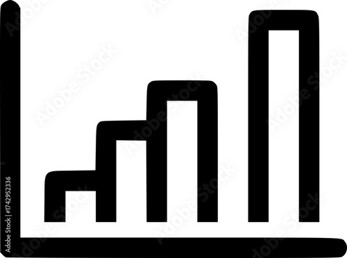 chart histogram free interface icon vector flat icon
