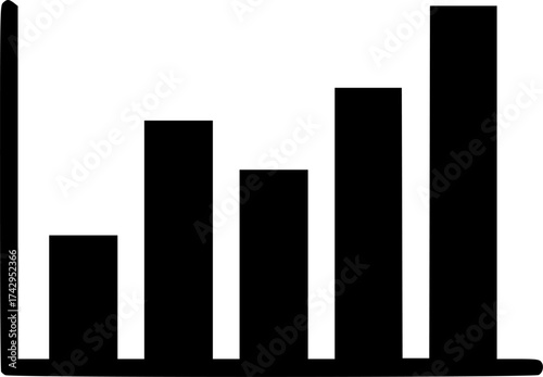 chart histogram free interface icon vector flat icon
