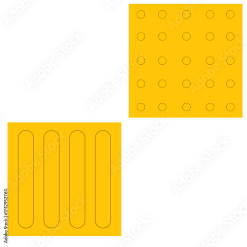 点字ブロックのイラスト素材