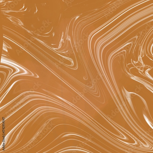 Abstract brown and white swirls