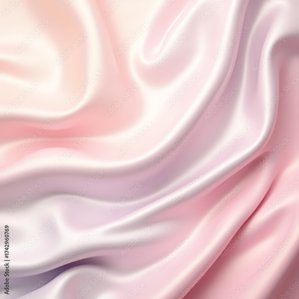 Obraz premium Soft pastel fabric texture with gentle waves.