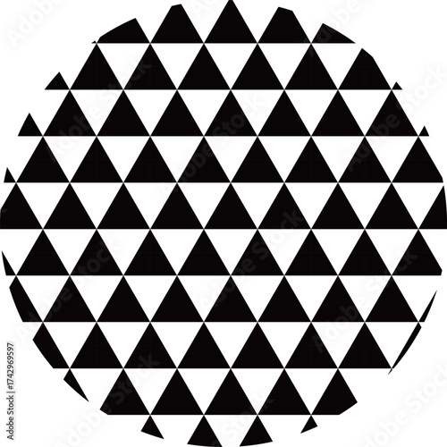 Pattern7 - Triangle - mono