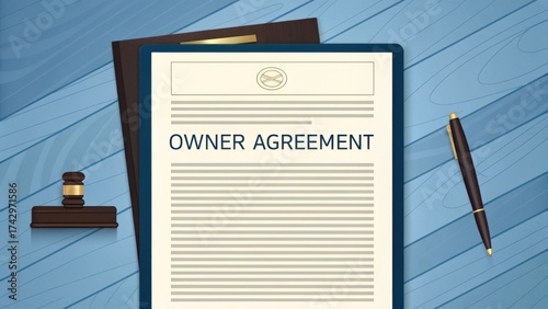 agreement owner management interest concept. Document titled 
