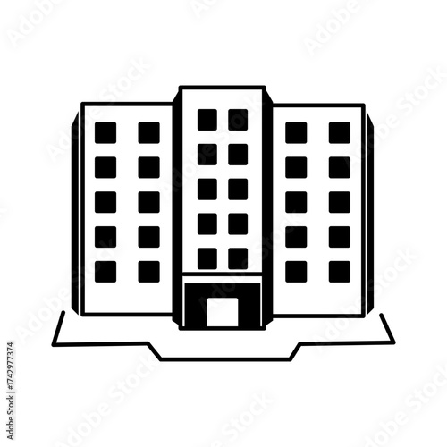 vector illustration of apartment