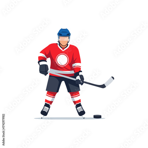 Football player running with ball, vector illustration, isolated on white