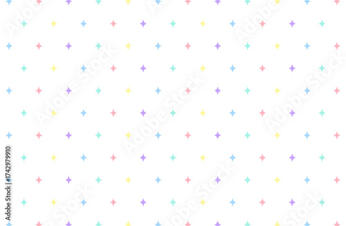 パステルカラースパークル シームレスパターン 背景