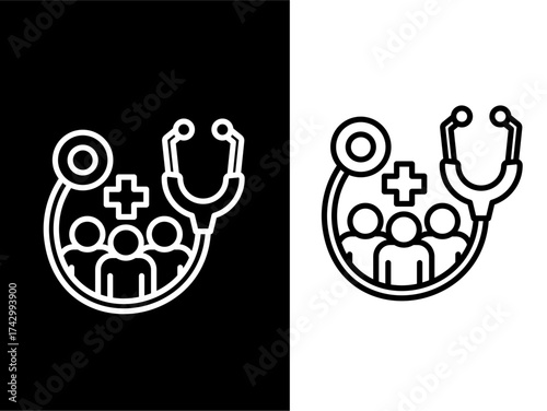 Community Health and Medical Group Care Icon