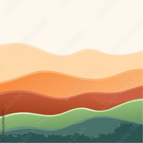 Grounded earth-tone gradient suitable for organic, sustainable, eco-friendly, or natural wellness brands.