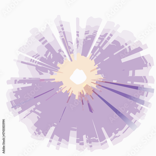 Dynamic radial gradient with dramatic focal point perfect for attention-grabbing designs or spiritual themes.