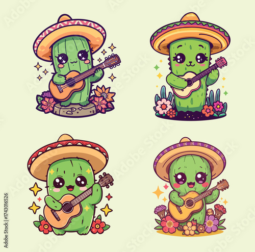 Colorful Day of the Dead Illustration
