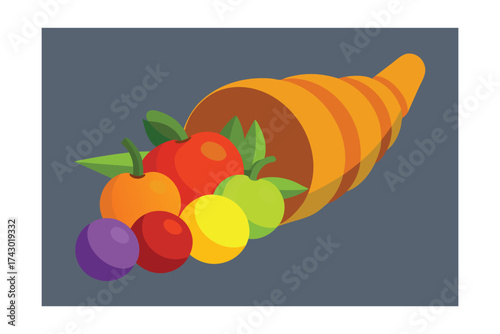 fruits and vegetables vector apple illustration design food logo icon 