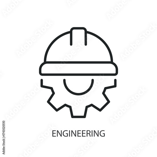 Engineering thin line vector icons.