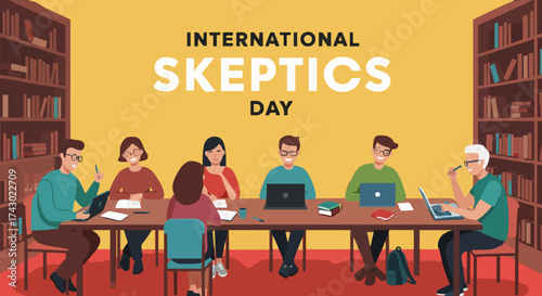 Internasional skeptics day, illustration